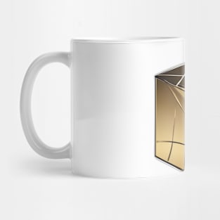 Rubic Cube Gold Shadow Silhouette Anime Style Collection No. 377 Mug